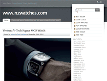 Tablet Screenshot of blog.nzwatches.com